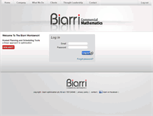 Tablet Screenshot of biarriworkbench.com
